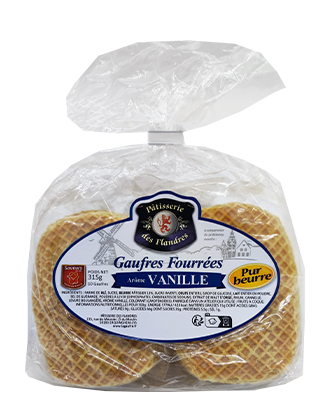 gaufres fourrées pur beurre vanille